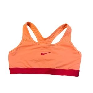 Like New Orange Nike Sports Bra - Size Small